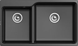 RIVELATO Мойка кварц Axel 90D 2-чаш 870*520 nero арт. 250_100_Array